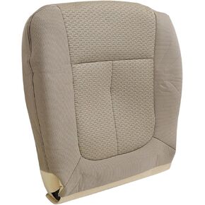 Driver Side Bottom Replacement Seat Cover Cloth Tan MA or UA or MW or FW Compatible with Ford F150 2011 2012 2013 2014