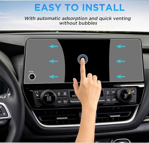 Carwiner HD Screen Protector Compatible with 2024 Toyota Grand Highlander Accessories 12.3" Center Control Touch Screen Navigation Tempered Glass 9H Anti-Glare Anti-Fingerprint in Saudi Arabia