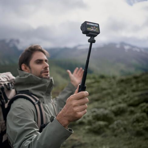 مجموعة DJI Osmo Action 5 Pro Adventure Combo، كاميرا الحركة 4K مع مستشعر 1/1.3 بوصة، عمر بطارية ممتد 12 ساعة مع 3 بطاريات، التثبيت، شاشات لمس OLED مزدوجة، كاميرا حركة صغيرة للسفر، مدونة فيديو in Kuwait