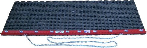 Newstripe Infield DragMat Available in 3 and 6 Ft | W/Rubber Steel | Baseball Field Maintenance Essential | Scarifying Blade for Superior Surface Prep | Hand-Pulled Efficiency | USA-Made Quality in Saudi Arabia