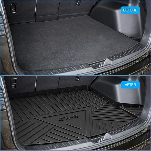 Nilight TPE Floor Mats for Mazda CX5 (CX-5) 2017 2018 2019 2020 2021 2022 2023 2024,All Weather Custom Fit Heavy Duty Floor Liners in Saudi Arabia