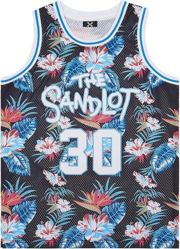 X Youth The Sandlot #30 Benny The Jet Rodriguez Moive Jersey, Print Kids Basketball Jersey in Saudi Arabia