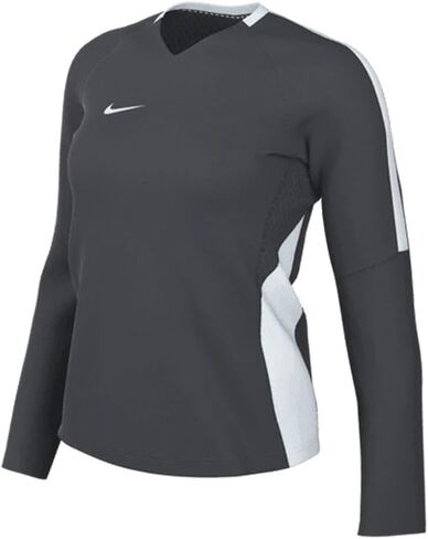Nike Womens Stock Long Sleeve Vapor Pro Jersey Volleyball, Medium, Game Royal/White in Saudi Arabia