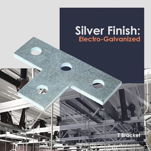 دعامة قناة T ذات 4 فتحات، فضي (بدون مغناطيس) in Kuwait