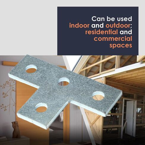 دعامة قناة T ذات 4 فتحات، فضي (بدون مغناطيس) in Kuwait