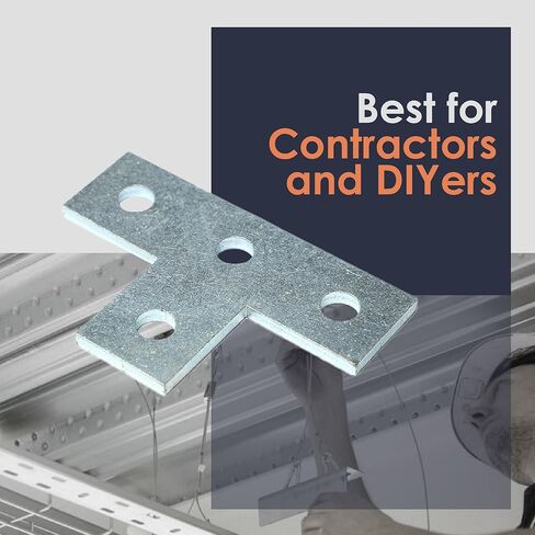 دعامة قناة T ذات 4 فتحات، فضي (بدون مغناطيس) in Kuwait