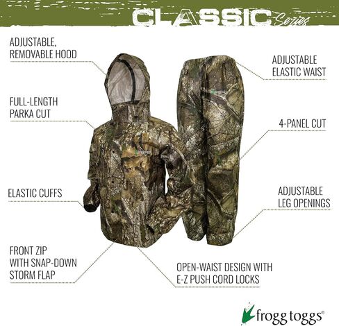 FROGG TOGGS Men's Classic All-Sport Waterproof Breathable Rain Suit in Saudi Arabia