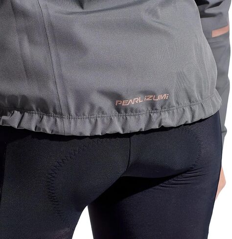 سترة المطر النسائية من PEARL IZUMI Attack WxB، مناسبة للشكل وخفيفة الوزن مع سحاب ثنائي الاتجاه، مقاومة للماء in Saudi Arabia
