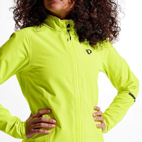 سترة المطر النسائية من PEARL IZUMI Attack WxB، مناسبة للشكل وخفيفة الوزن مع سحاب ثنائي الاتجاه، مقاومة للماء in Saudi Arabia