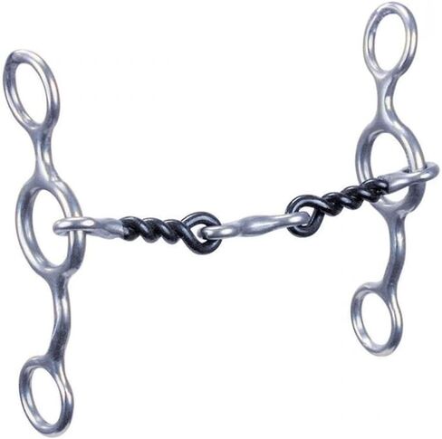 Reinsman Little S Hackamore - Rope Nose - Stage B - Horse or Arabian Size in Saudi Arabia