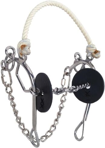 Reinsman Little S Hackamore - Rope Nose - Stage B - Horse or Arabian Size in Saudi Arabia