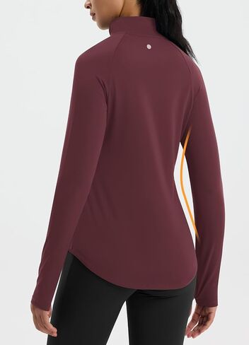 Women's Fleece Winter Jacket Water Resistant Quarter Zip Pullover Thermal Running Hiking Golf Gear with Pockets in Saudi Arabia