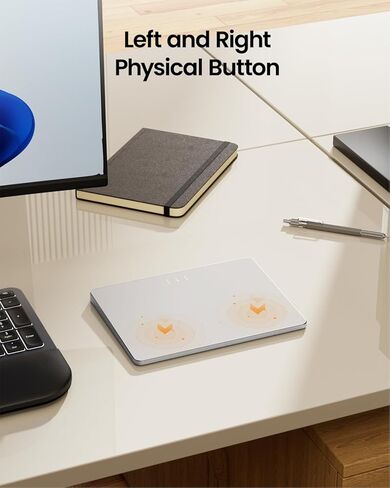 ProtoArc Wireless Trackpad, High Precision T1 Plus Touchpad for Windows, Bluetooth Trackpad Mouse with Multi-Gesture Support for Windows 7/10/11 PC Laptop Notebook Desktop Computer Space Gray in Saudi Arabia