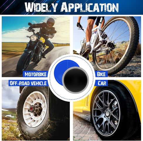 300 Pcs Tire Repair Patch, 42 mm Round Tyre Puncture Repair Patch Natural Rubber Tube and Tire Patch Cold Patch for Car Truck Motorcycle Automobile Bike Inner Tire in Saudi Arabia