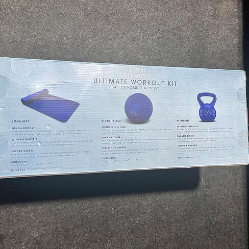 Lomi Fitness 3-in-1 Ultimate Workout Set - 3-Piece, Blue in Saudi Arabia