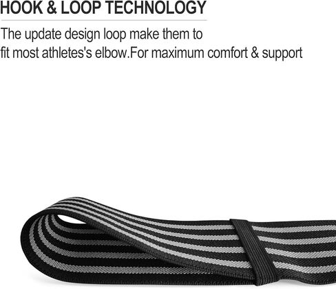 Elbow Wraps for Weightlifting：Elbow Sleeve Support for Bench Press, Cross Training & Powerlifting - Elbow Straps for Weightlifting Gym Men Women in Kuwait