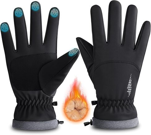 rivmount Winter Waterproof Ski Snow Warm Gloves for Women Men, Windproof Cold Weather Thermal with Touchscreen Fingers, for Running Driving Cycling Hiking Biking Outdoor Sports Daily Work in Saudi Arabia