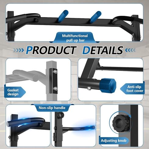 Pull Up Station Pull Up Bar for Home Gym Equipment Dip Station Power Tower Strength Training Fitness Equipment in Saudi Arabia
