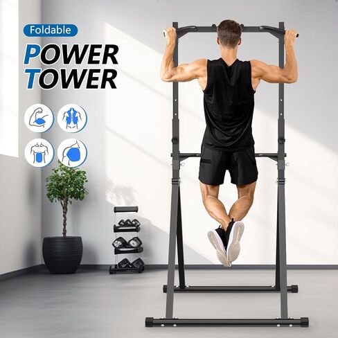 Pull Up Station Pull Up Bar for Home Gym Equipment Dip Station Power Tower Strength Training Fitness Equipment in Saudi Arabia