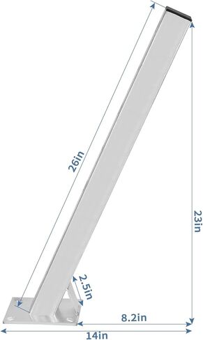 عمود ونش مقطورة قارب ثقيل 2x2x26 in Kuwait
