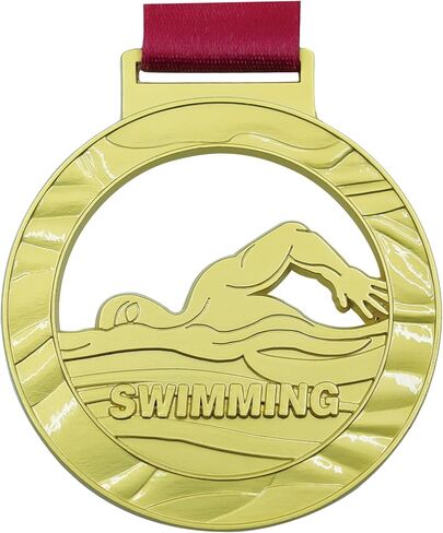 Swimming Medal - 2.75 Inch Perfect for Kids and Adults Ideal for Individual and Team Awards in Saudi Arabia