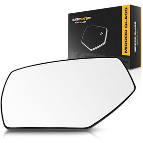 For Chevy Silverado 1500 2014 15 16 17 2018 Mirror Glass Driver Side | Non-Heated | w/Backing Plate | All Cab Types | Flat Glass Type | Replacement For 22919744 | GM1324144