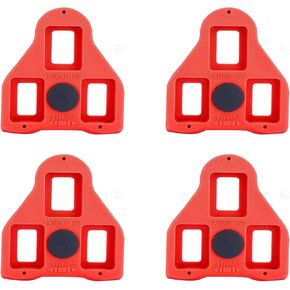 Bike Cleats,2 Pairs Compatible with Peloton Look Delta 9 Degree Float Cleat Set Bikes Pedals