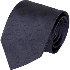 NCAA Men's Boise State Broncos Tone on Tone Necktie, Charcoal