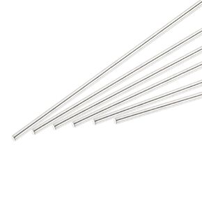 MECCANIXITY 10Pcs 304 Stainless Steel Round Rods Bar, 4.5mm x 100mm for Various Shaft DIY Craft Model Car Plane Ship