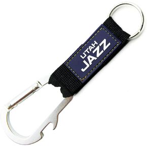 Pro Specialties Group Utah Jazz Carabiner Wordmark Blue