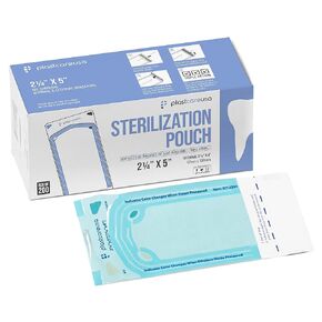 2000 Bulk Sterilization Pouches, Sterilizer Autoclave Bags for Sterilizing Cleaning Medical and Dental Instruments Tools, 10 Boxes of 200 (2.25" x 4")