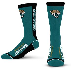 For Bare Feet NFL MVP Crew Sock Medium
