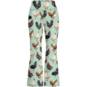 Ystardream Girls' Activewear Leggings Cute Flare Leggings for Girls Casual