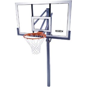 Lifetime 78888 In-Ground Power Lift Backboard Basketball System, 54-Inch