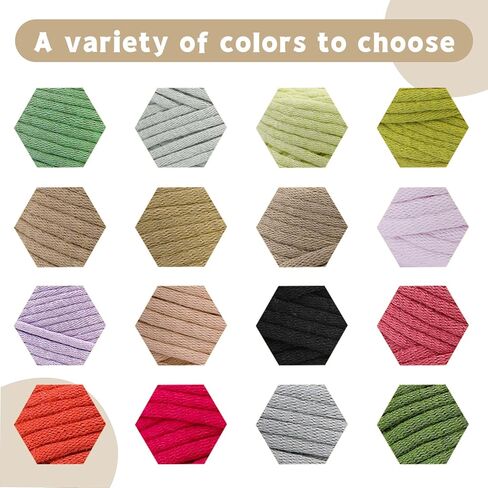 328 ياردة غزل للحياكة، 250 جم/8.81 أونصة غزل كروشيه أخضر فاتح، غزل ناعم للحياكة مع علامات الغرز، إبر حادة مكتنزة سميكة من مزيج القطن والنايلون للمبتدئين في الحياكة in Kuwait