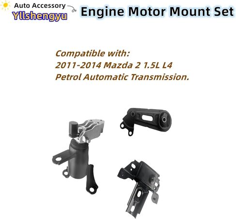 Engine Motor Mount Kit 3pcs Compatible with Mazda 3/ 3 Sport 2014 2015 2016 2017 2018/2013 -2016 Mazda CX-5 2.0L FWD 9896 9749 9813 A4433 A4439 A4438 4518H 4519 4520 in Saudi Arabia
