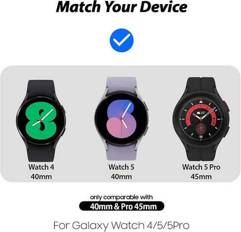 [3PACK] Whitestone EZ for Galaxy Watch 4 Classic (42mm) Premium Tempered Glass Screen Protector [EZ installation] with high clarity & touch sensitivity [Galaxy Watch series 4 Classic 42mm] - 3 pack in Kuwait