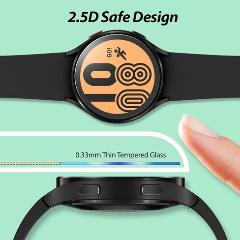 [3PACK] Whitestone EZ for Galaxy Watch 4 Classic (42mm) Premium Tempered Glass Screen Protector [EZ installation] with high clarity & touch sensitivity [Galaxy Watch series 4 Classic 42mm] - 3 pack in Kuwait