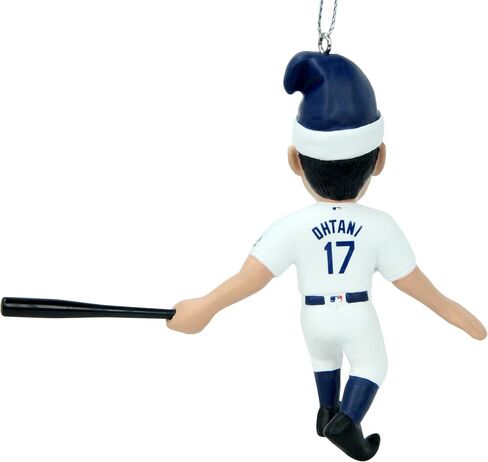FOCO - MLB 4" Elf Team Player Resin Xmas Christmas Tree Ornament (Shohei Ohtani - Los Angeles Dodgers) in Saudi Arabia