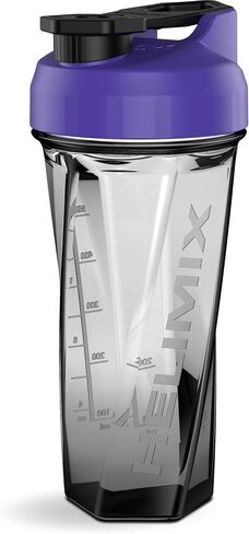 HELIMIX 2.0 Vortex Blender Shaker Bottle Holds upto 28oz | No Blending Ball or Whisk | USA Made | Pre Workout Protein Drink Cocktail Shaker Cup | Weight Loss Supplements Shakes | Top Rack Safe in Saudi Arabia