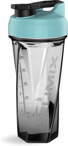HELIMIX 2.0 Vortex Blender Shaker Bottle Holds upto 28oz | No Blending Ball or Whisk | USA Made | Pre Workout Protein Drink Cocktail Shaker Cup | Weight Loss Supplements Shakes | Top Rack Safe in Saudi Arabia