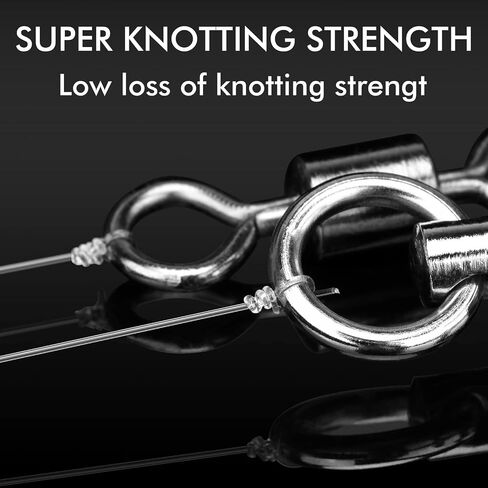 TRUSCEND Monofilament Fishing Line, Superior Nylon Low Memory Fishing Line, Excellent Casting, Exceptional Strength and Abrasion Resistance Mono Line, Good Sensitivity Fishing Wire, 14lb/0.28mm/547yds in Kuwait