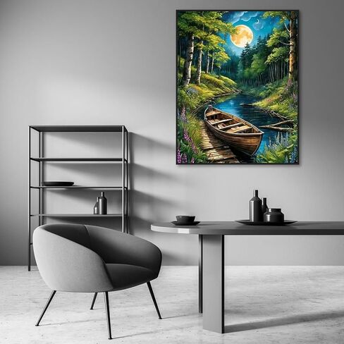 eniref Paint by Numbers Kit for Adults Canvas,Cute Elephant Easy DIY Paint by Number for Adults Beginners,Animals Acrylic Paint Painting Art Perfect for Gifts and Home Decor 16X20 Inch in Kuwait