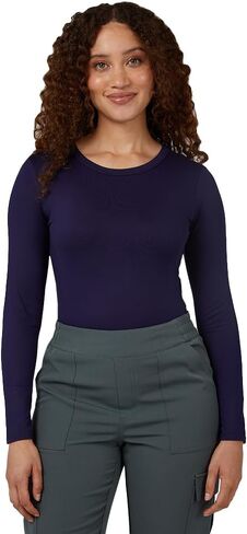 32 Degrees Heat Women's Lightweight Crew Baselayer Top | Form Fitting | Long Sleeve | 4-Way Stretch | Thermal in Saudi Arabia