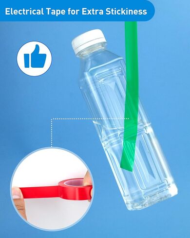 شريط كهربائي 3 ألوان، أخضر، أحمر، أصفر، رمز اللون لأسلاكك الكهربائية بأمان مع الأماكن الداخلية/الخارجية لمجموعة متنوعة من احتياجات التسجيل (0.6 بوصة × 33 قدم، 3 لفات) in Kuwait
