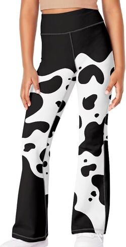 Ystardream Girls' Activewear Leggings Cute Flare Leggings for Girls Casual in Saudi Arabia