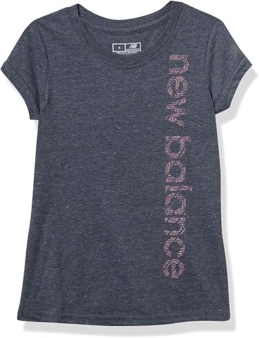 New Balance Girls' Short Sleeve Graphic Tee in Saudi Arabia