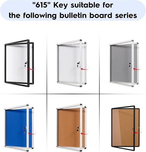 Swansea 202 Replacement Keys for Outdoor Bulletin Boards,2 PCS in Saudi Arabia