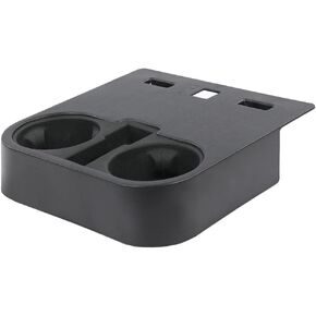 Floor Mounted Console Dual Cup Holder Insert Compatible for Silverado 2007-2013 /Sierra / 2007-2014 Suburban/Yukon/Tahoe Center Console Beverage Drink Insert Replacement 19154712