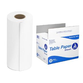 Dynarex 4479 Headrest Table Paper, 8"x 225 ft, Pack of 12